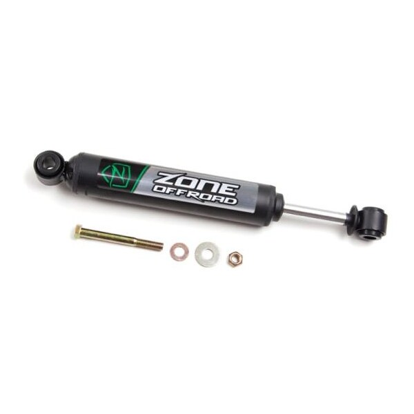 Zone Offroad 07-17 WRANGLER STEERING STABILIZER - BLACK ZON7410 - main